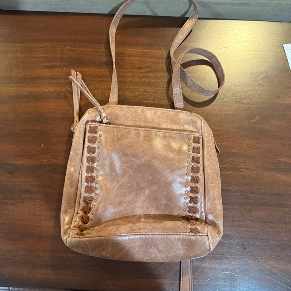 The Sak LOYOLA LEATHER MINI BACKPACK Bag Brown Leather Adjustable Strap Boho - Picture 1 of 7